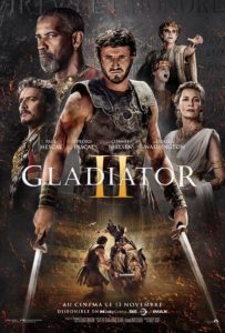 Affiche du film Gladiator 2 sorti en 2024